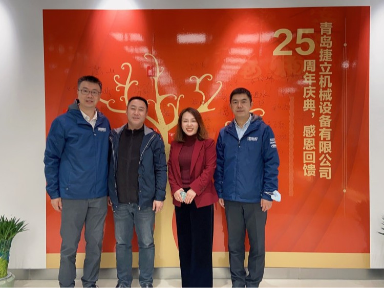 坦能集團中國區(qū)總經(jīng)理走訪青島捷立機械：共謀發(fā)展，共創(chuàng)輝煌